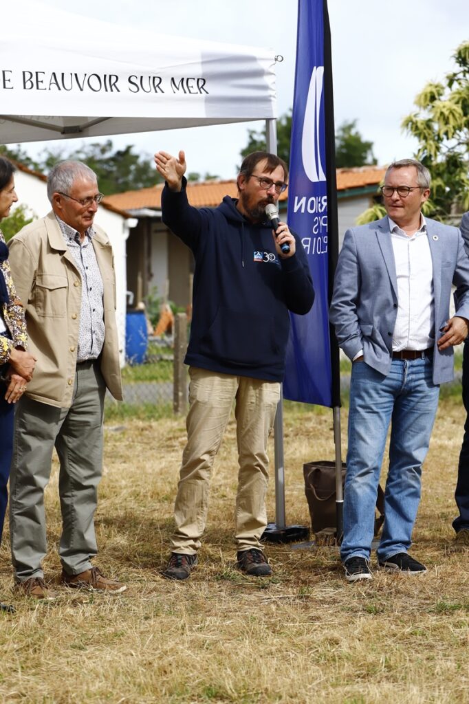 François, co-directeur de la LPO Vendée, co-gestionnaire de la RNR Marais du Bout De Sac - Photo © Fanny Guilloton