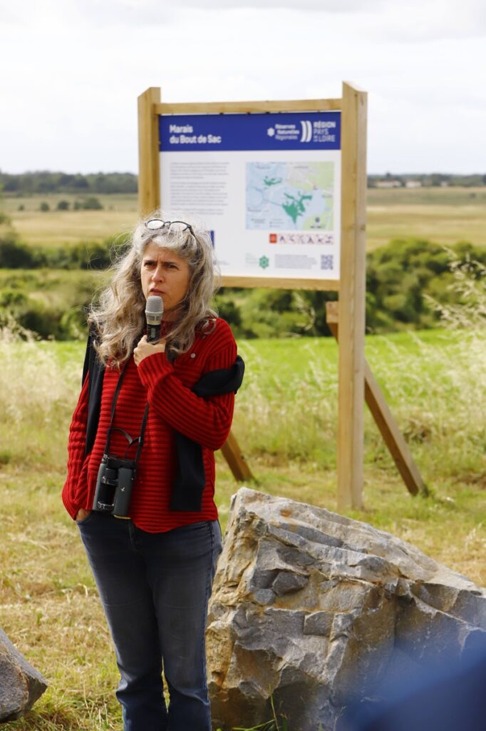 Perrine, conservatrice bénévole RNR Marais du Bout De Sac - Photo © Fanny Guilloton