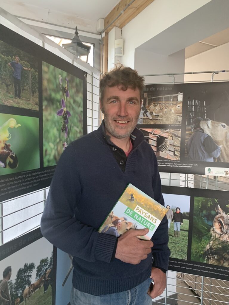 Frédéric, Signoret, ancien président de la LPO Vendée et auteur du livre "Paysans de nature" - Photo © Julien Sudraud